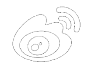 logo WEIBO blanc